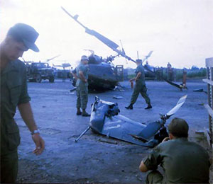 A Rotor Strike during a drifting take-off