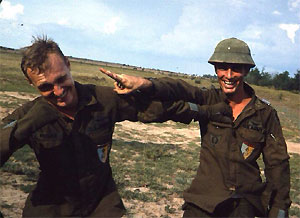 Bob Codney & Al-Weilder with a NVA hat