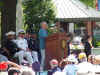 Medal of Honor Winner Army Aviator CW4 (Ret) Michael J. Novosel delivering the Memorial Day message. (He was J.P.Landahl's flight instructor at Rucker).